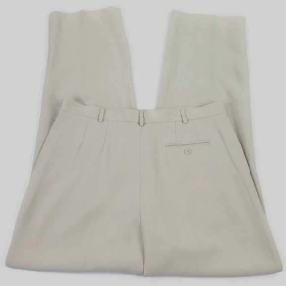 NYGARD Collection Putty Crepe Essential Pleated Front Dress Pants Womens 12P - Picture 4 of 14